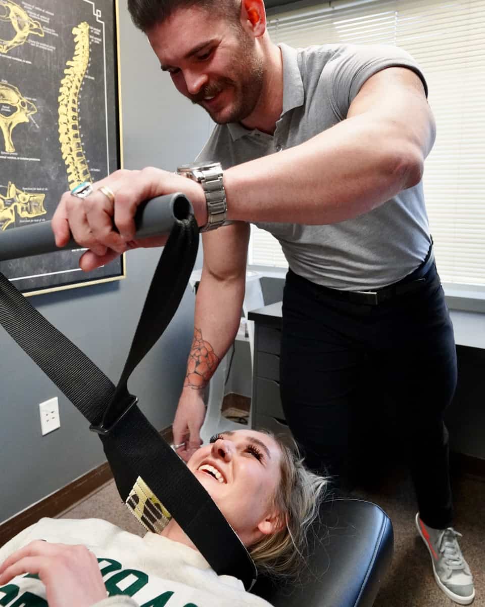 What is the Y-Strap Adjustment?! The Y-strap, or Y-axis traction strap  adjustment, is a type of spinal adjustment that's been taking the internet  by, By Ross Chiropractic and Wellness